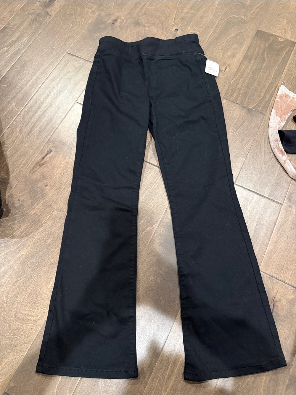 Free People Black Flare Jeans - Sleek Wide Leg